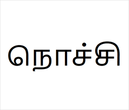 [நொச்சி] Nochi